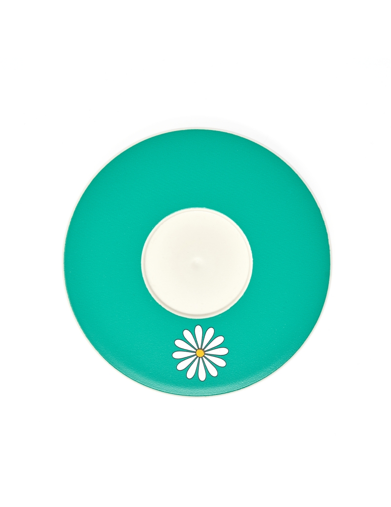 Piattino Quy Cup, fantasia Margherite