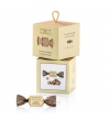 Cubotti di cioccolato gianduja con nocciole intere, antica torroneria