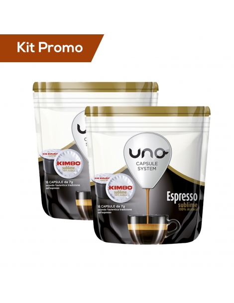 Box 32 capsule espresso 100% arabica sublime Uno System
