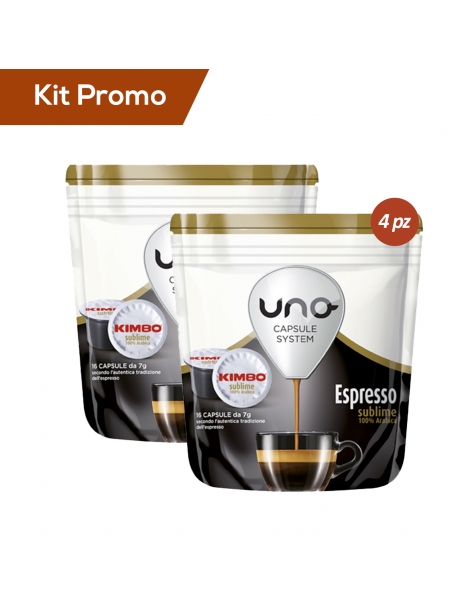 Box 64 capsule espresso 100% arabica sublime Uno System