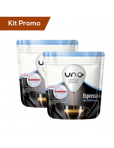 Box 32 capsule espresso decaffeinato Uno System