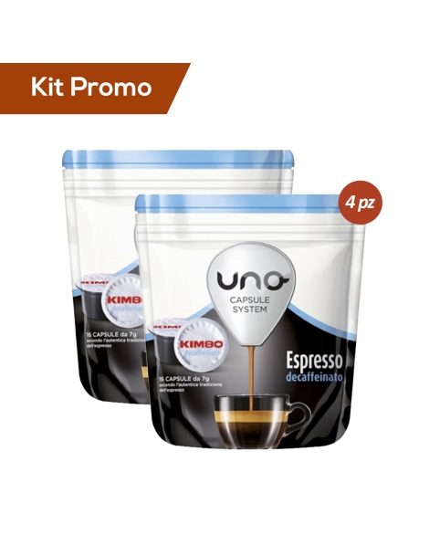 Box 64 capsule espresso decaffeinato Uno System