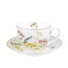 Tazza da tè con piattino in confezione regalo