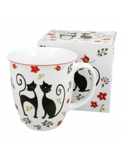 Tazza in ceramica gatti innamorati