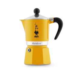Moka Rainbow Bialetti 3 tazze, colore Ocra