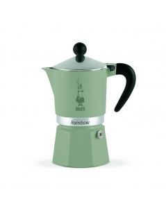 Moka Rainbow Bialetti 3 tazze, colore Verde