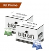 Kit 200 Capsule di Caffè Click Cafè, Cremoso & Decaffeinato