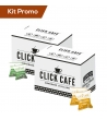 Kit 200 Capsule di Caffè Click Cafè, Delicato & Decaffeinato
