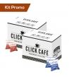 Kit 200 Capsule di caffè Click Café, Cremoso & Intenso