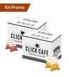 Kit 200 Capsule di caffè Click Café, Intenso & Delicato