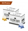 Kit 200 Capsule di caffè Click Café, Delicato & Cremoso