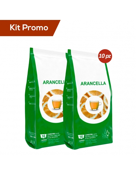 Box 160 capsule Arancella, compatibili Lavazza a Modo Mio