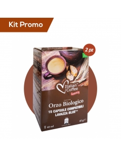 Box 30 capsule Orzo Bio, compatibile Lavazza Blu