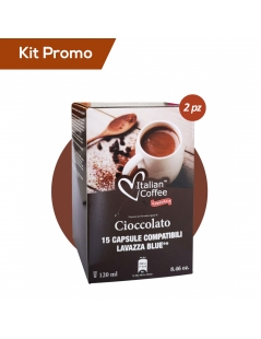 Box 30 capsule di cioccolato, compatibile Lavazza Blue