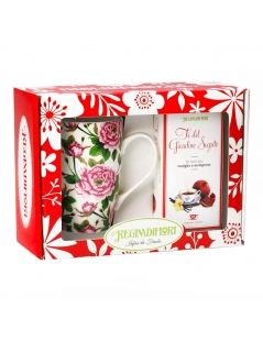 Scatola Regalo Mug + Tè regina di fiori