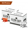 Kit 150 Capsule di caffè Click Café, Intenso & Decaffeinato, compatibili Lavazza Blue