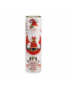 Tubo Babbo Natale Con Biscotti al Caramello