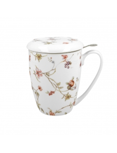 Tisaniera con fiori in Confezione Regalo