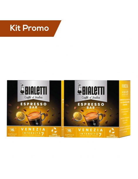Capsule miscela Venezia caffè dolce Bialetti, Box da 32