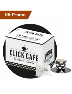 Kit capsule compatibile Domo miscela forte con bicchierino e piattino
