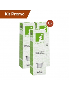 Box 90 Capsule di Caffè verde e Ganoderma, ÈCaffè Caffitaly