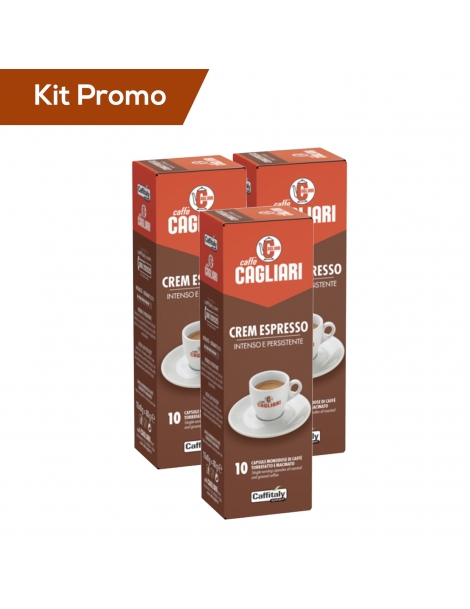 Box 30 capsule cream espresso Cagliari Caffitaly