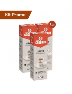 Box 90 capsule silver Cagliari Caffitaly