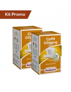 Sandemetrio - Caffè al Ginseng in cialde, Kit da 36