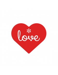 Etichette Adesive Chiudipacco Love