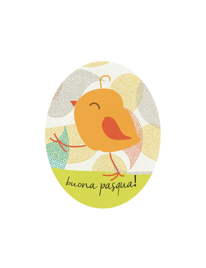 Etichette Adesive Chiudipacco Buona Pasqua