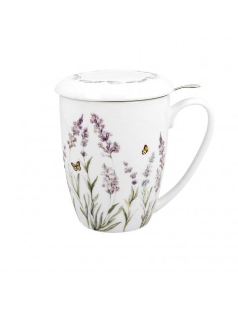 Tisaniera Fiori Lavanda In Confezione Regalo