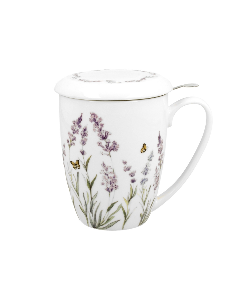 Tisaniera Fiori Lavanda In Confezione Regalo