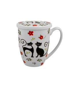 Tisaniera Le Chat Noir, gatti innamorati