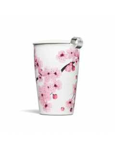 Infusiera con fiori di ciliegio