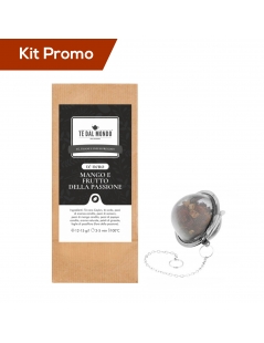 Box tè nero Mango e frutto della passione con filtro a palla