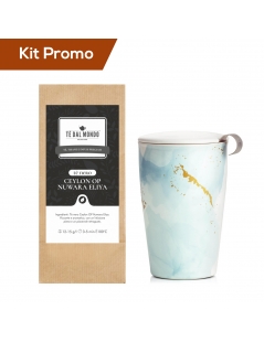 Box tè nero Ceylon in foglia con infusiera