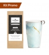 Box tè nero Ceylon in foglia con infusiera