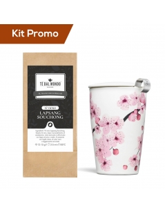 Box tè nero affumicato in foglia con infusiera