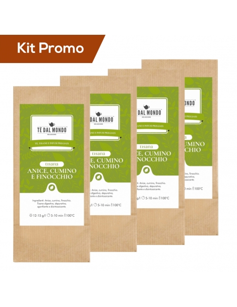 Box 200 gr di tisana digestiva anice cumino e finocchio