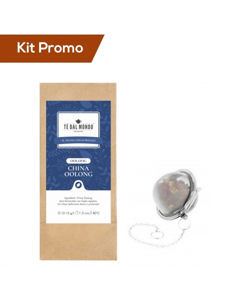 Box tè oolong aroma nocciola con filtro a palla