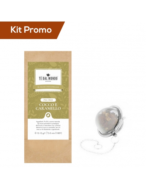 Box Tè Pu Erh al Cocco e Caramello con filtro a palla