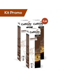 Box 60 capsule ècaffè corposo espresso forte Caffitaly