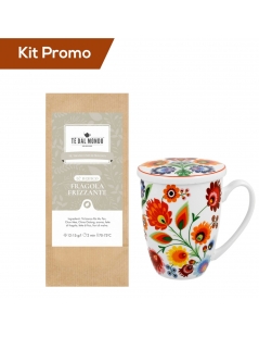 Box tè bianco fragola frizzante con tisaniera