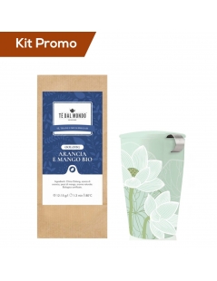 Box tè oolong arancia e mango con infusiera Lotus