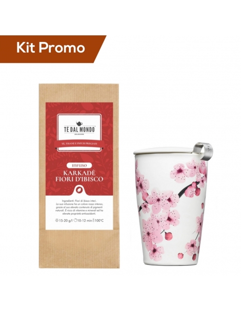 Box Infuso ai fiori d'ibisco con infusiera