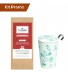 Box Infuso di frutta pesca, pera e bacche di Goji con infusiera