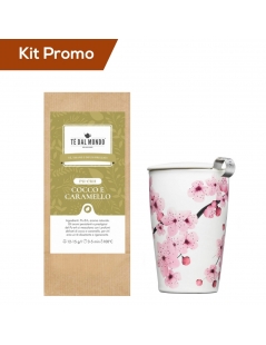 Box Tè Pu Erh al Cocco e Caramello con infusiera