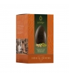 Uova di cioccolato fondente con granella di pistacchio