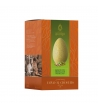 Uova di cioccolato bianco con granella di pistacchio