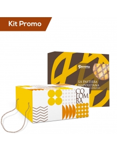 Kit Colomba e pastiera tradizionale al cioccolato Perrotta